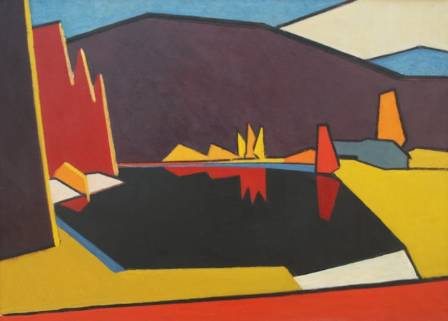 Artist Reimagines Canada’s Mountain Ranges as Vibrant Geometric Landscapes
